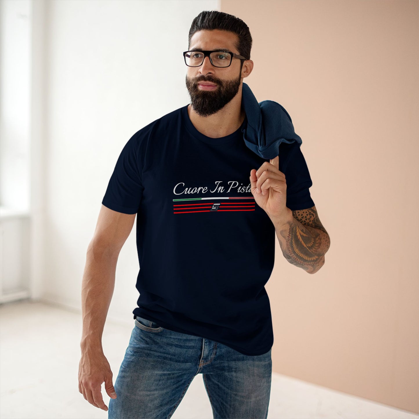 "Cuore In Pista" T-Shirt Italian Style