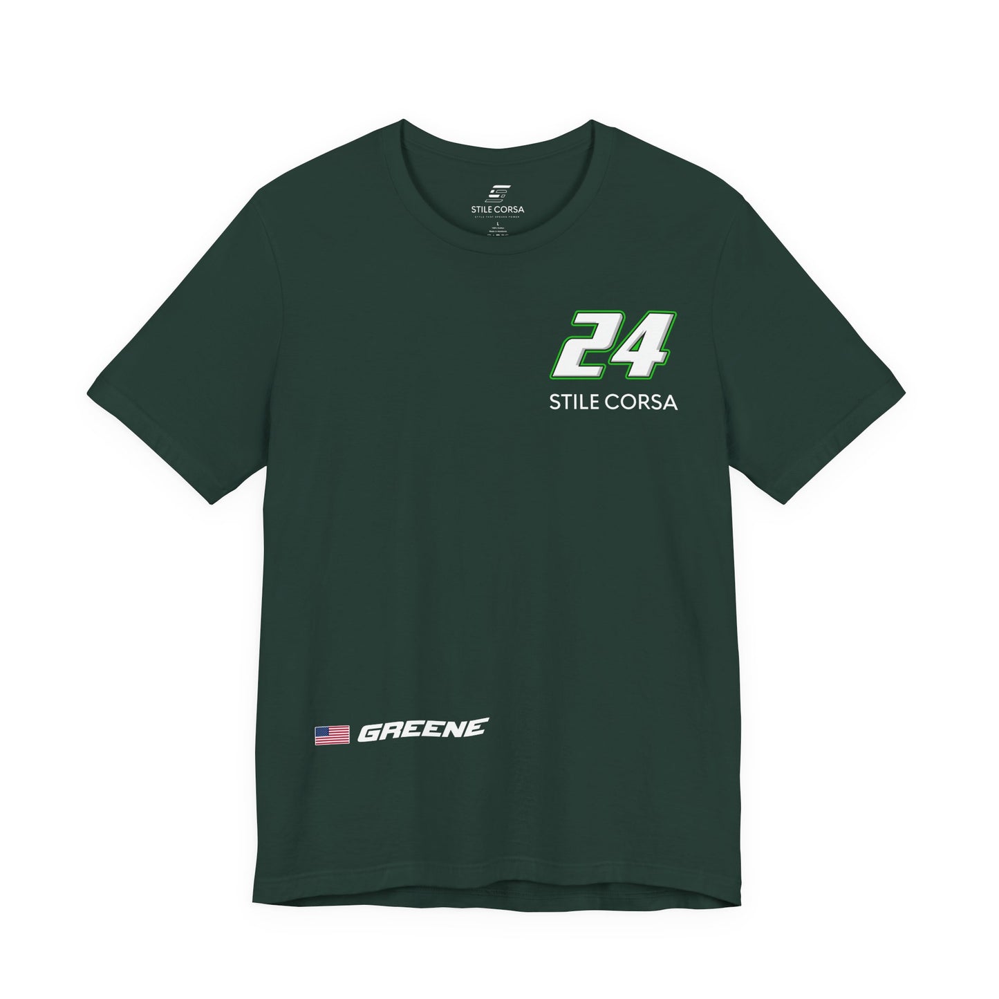 Nate Greene #24 Raceday Tee - Men's Fit