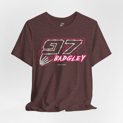 K. Badgley #97 — Haunted Grid Signature Tee
