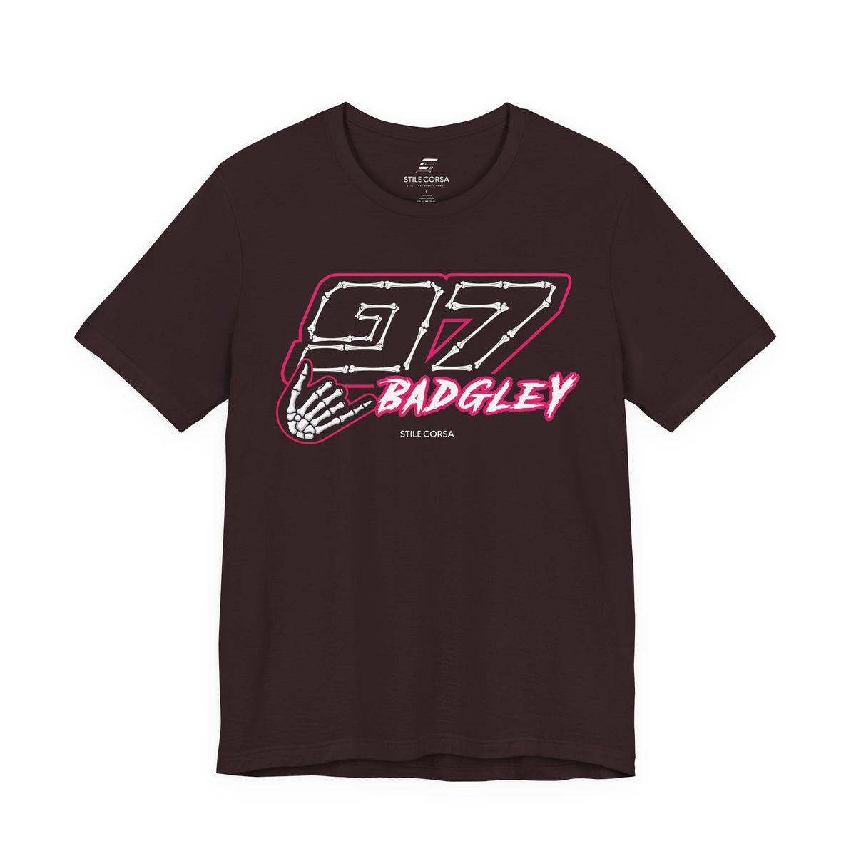 K. Badgley #97 — Haunted Grid Signature Tee