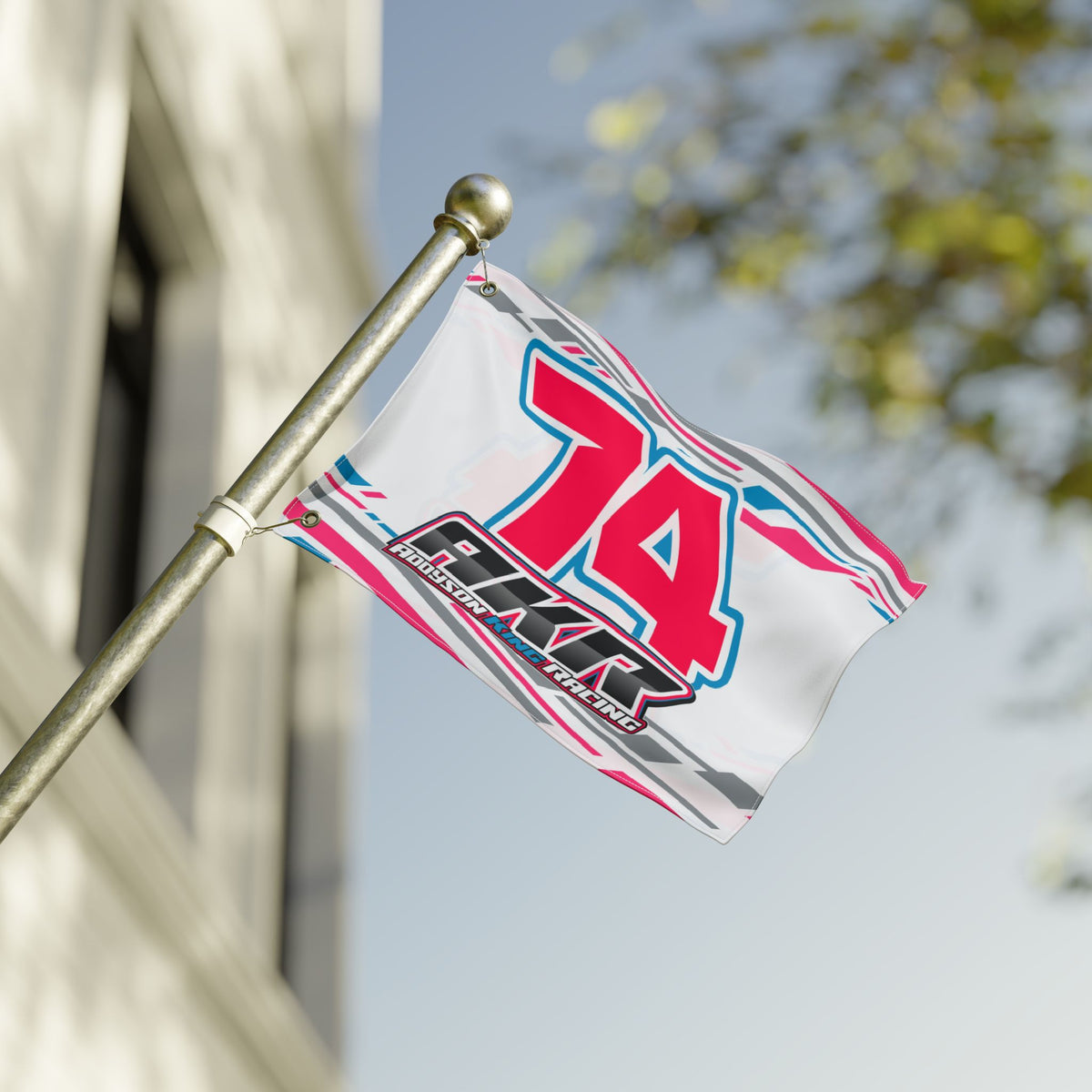 Addyson King #74 Gridwave Flag