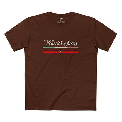 "Velocita e Forza" - T-Shirt Italian Style