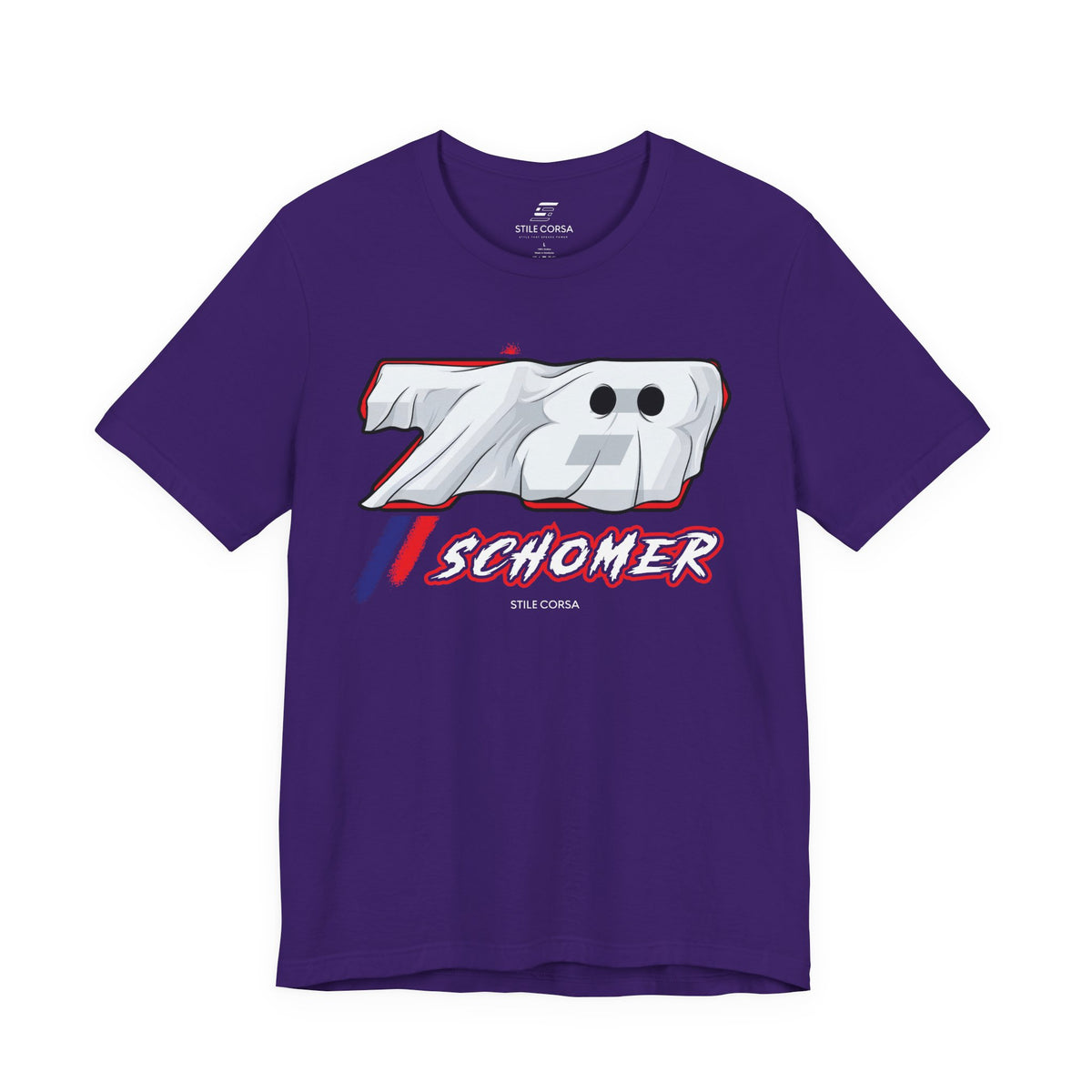 Schomer #78 — Haunted Grid Signature Tee