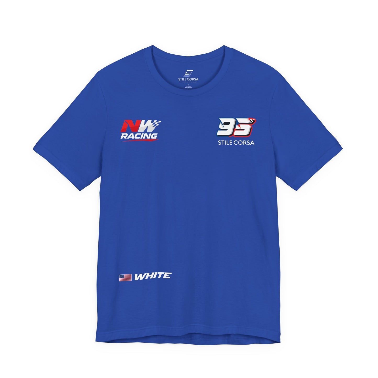 White #95 Raceday Tee - Unisex Fit