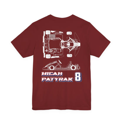 Micah Patyrak #8 Raceday Tee Blueprint Edition  - Unisex Fit