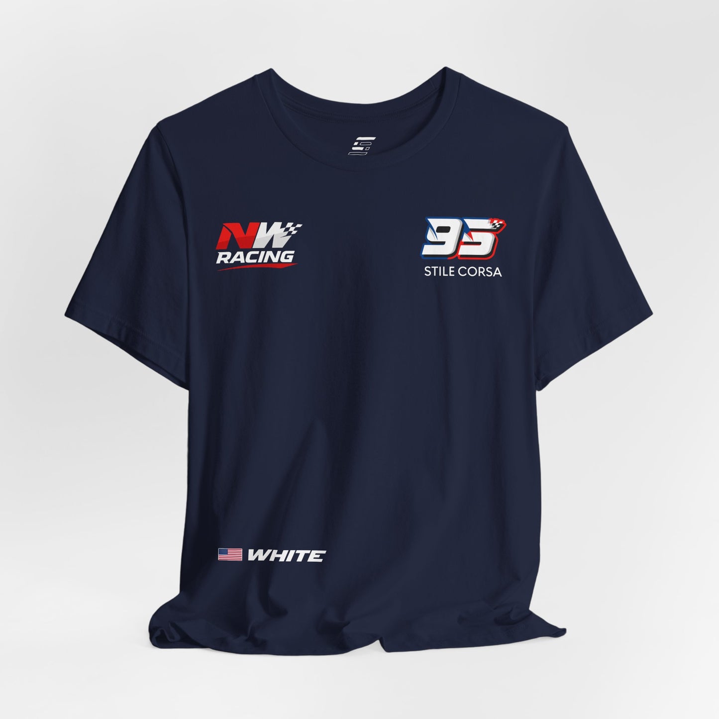 White #95 Raceday Tee - Unisex Fit