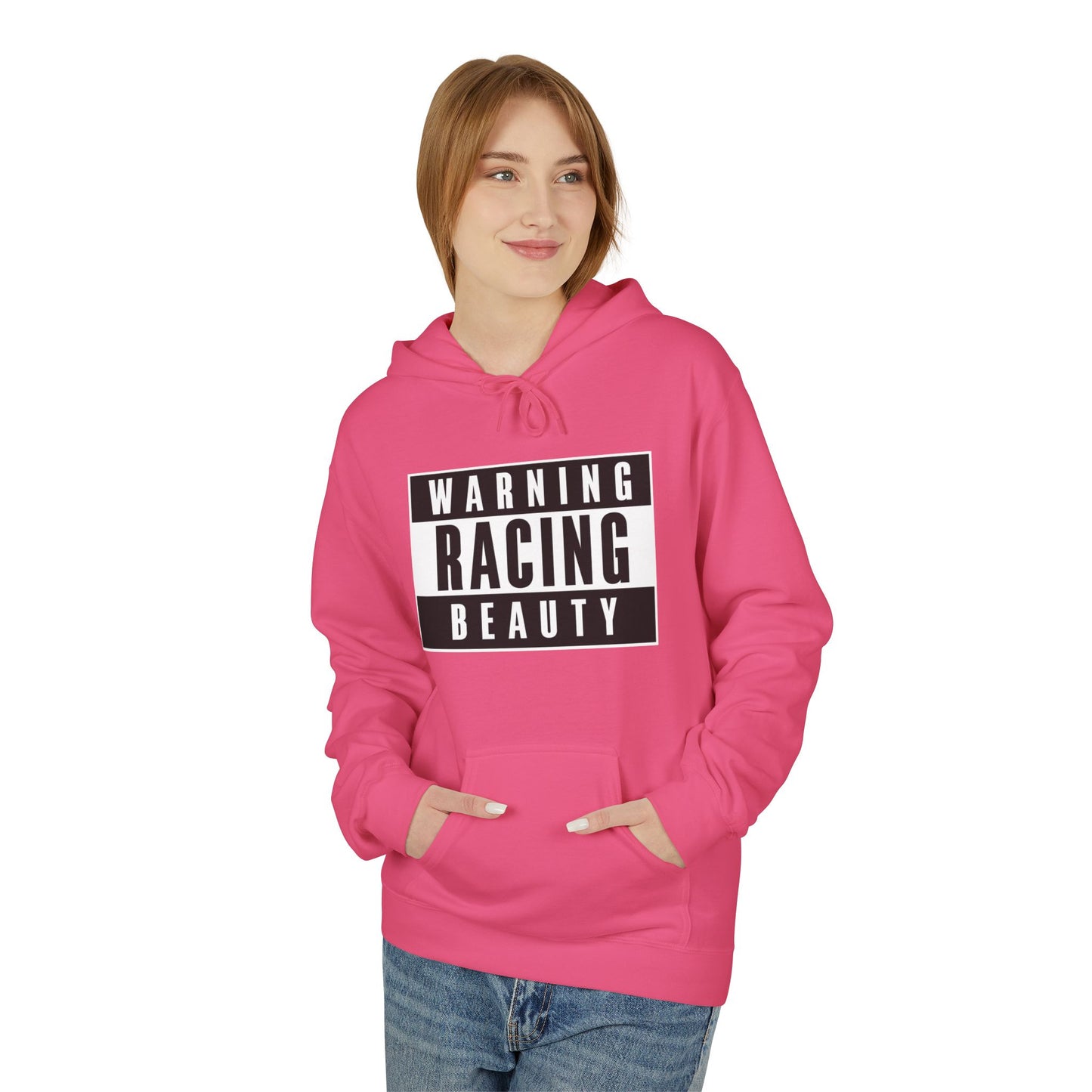 Warning Racing Beauty - Fleece Hoodie
