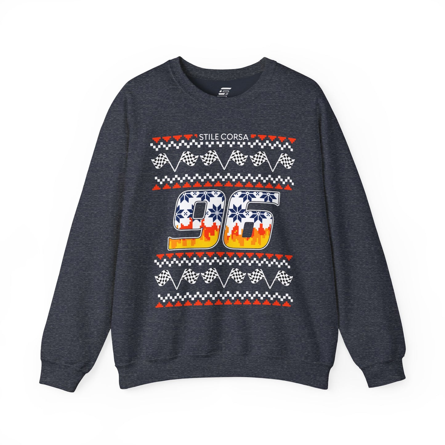 Hecker #96 Hot Lap Holiday Crewneck