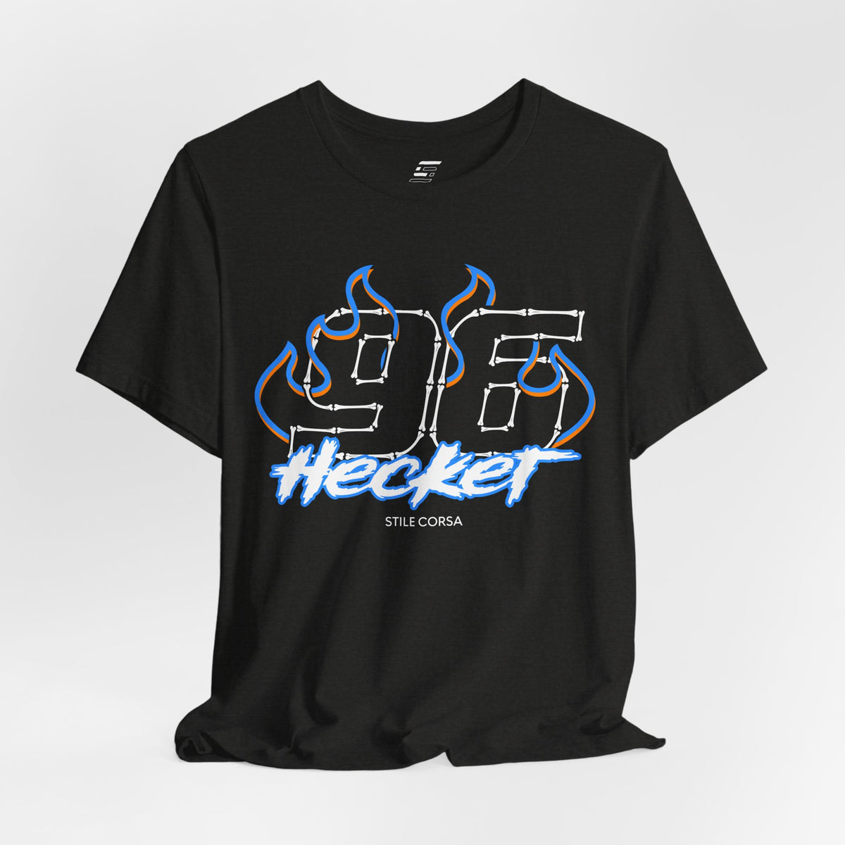 Hecker #96 — Haunted Grid Signature Tee