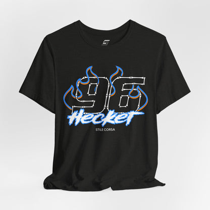 Hecker #96 — Haunted Grid Signature Tee