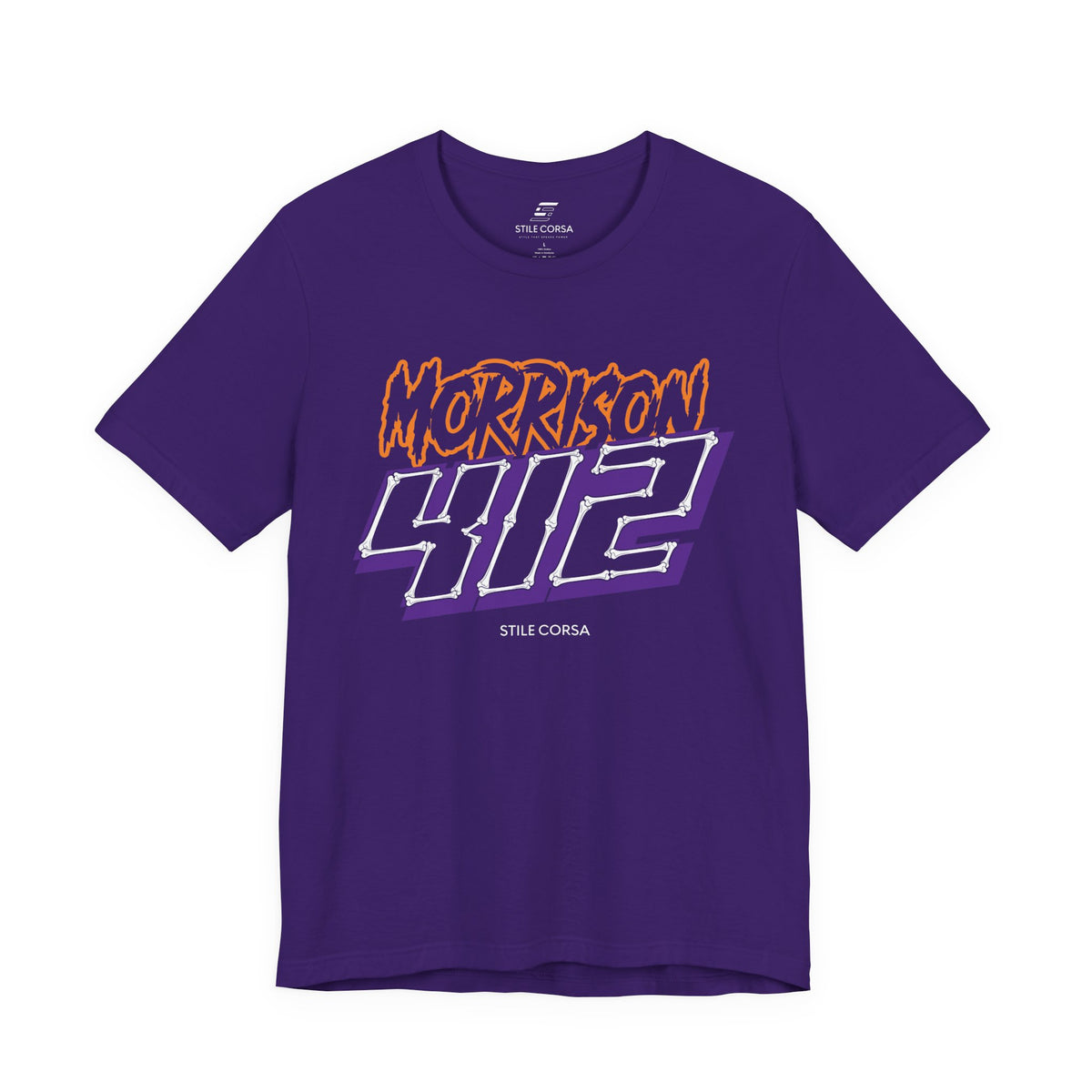 Morrison #412 — Haunted Grid Signature Tee