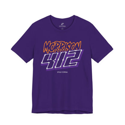Morrison #412 — Haunted Grid Signature Tee
