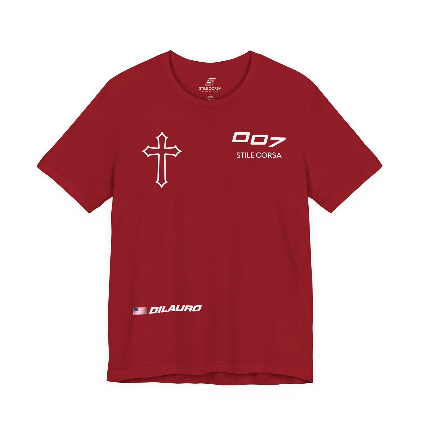 DiLauro #007 Rosso Raceday Tee - Unisex Fit