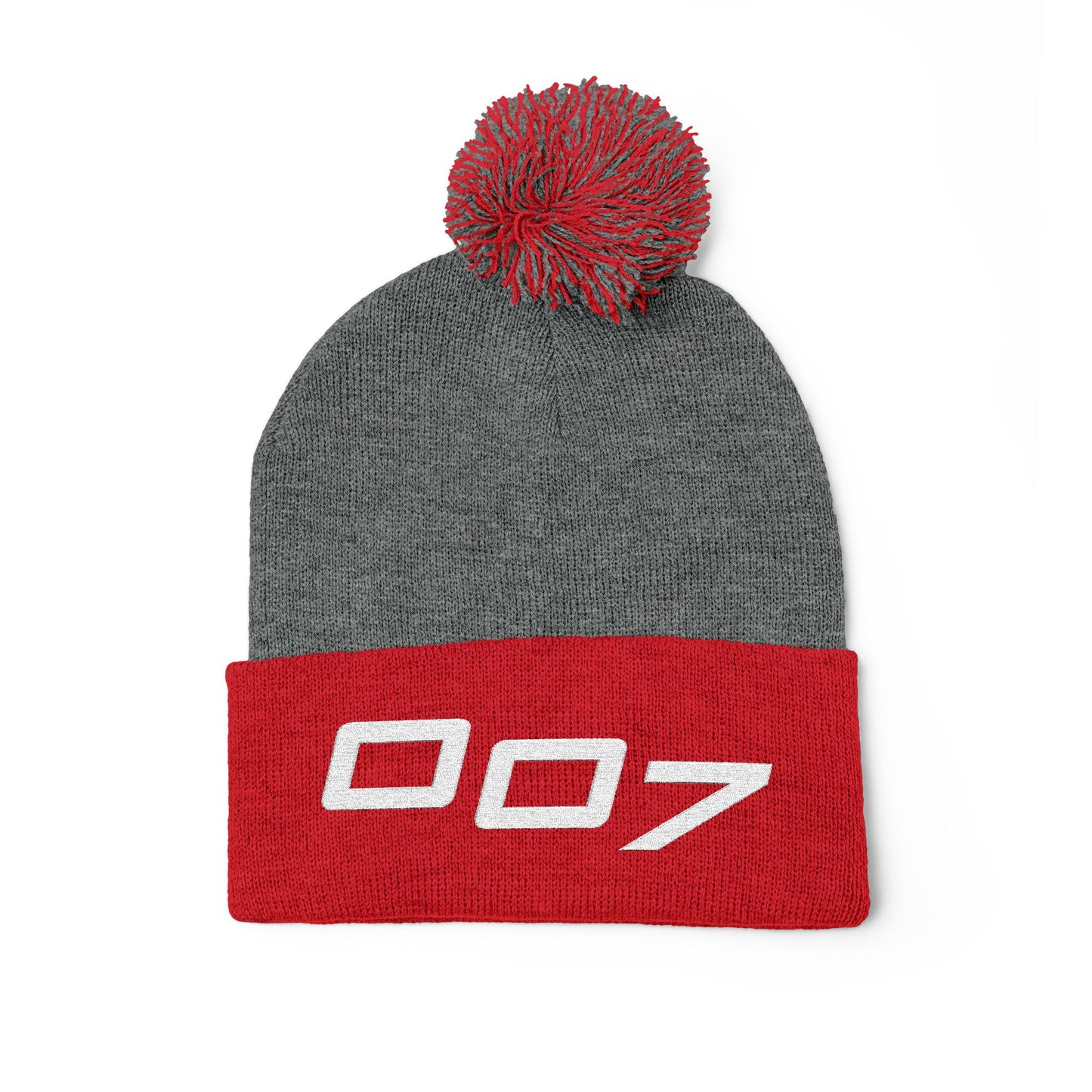 DiLauro #007 Rosso Pom Beanie