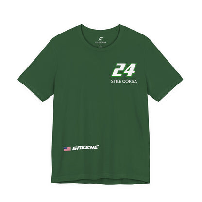 Nate Greene #24 Raceday Tee - Men's Fit