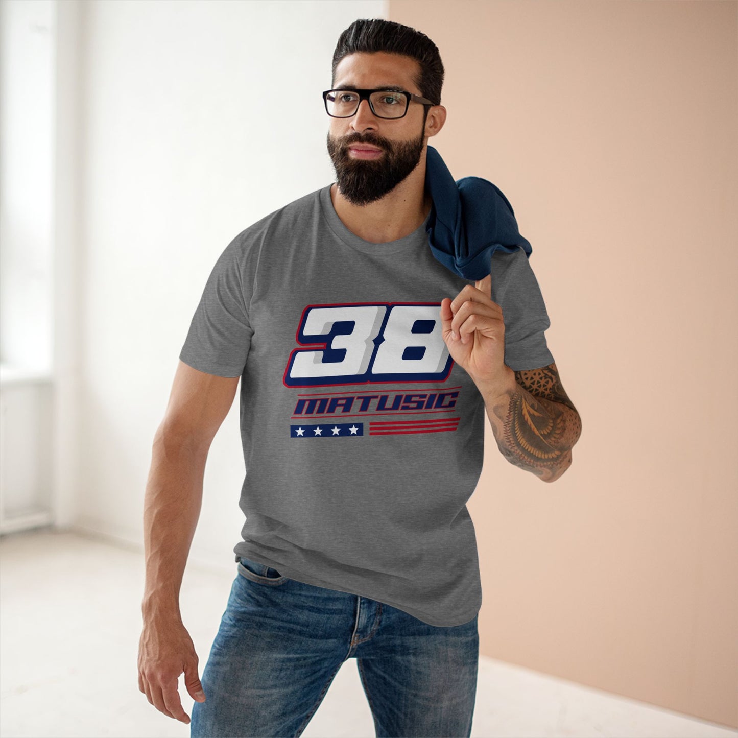 Matusic #38 Stars & Stripes Tee - Men's Fit
