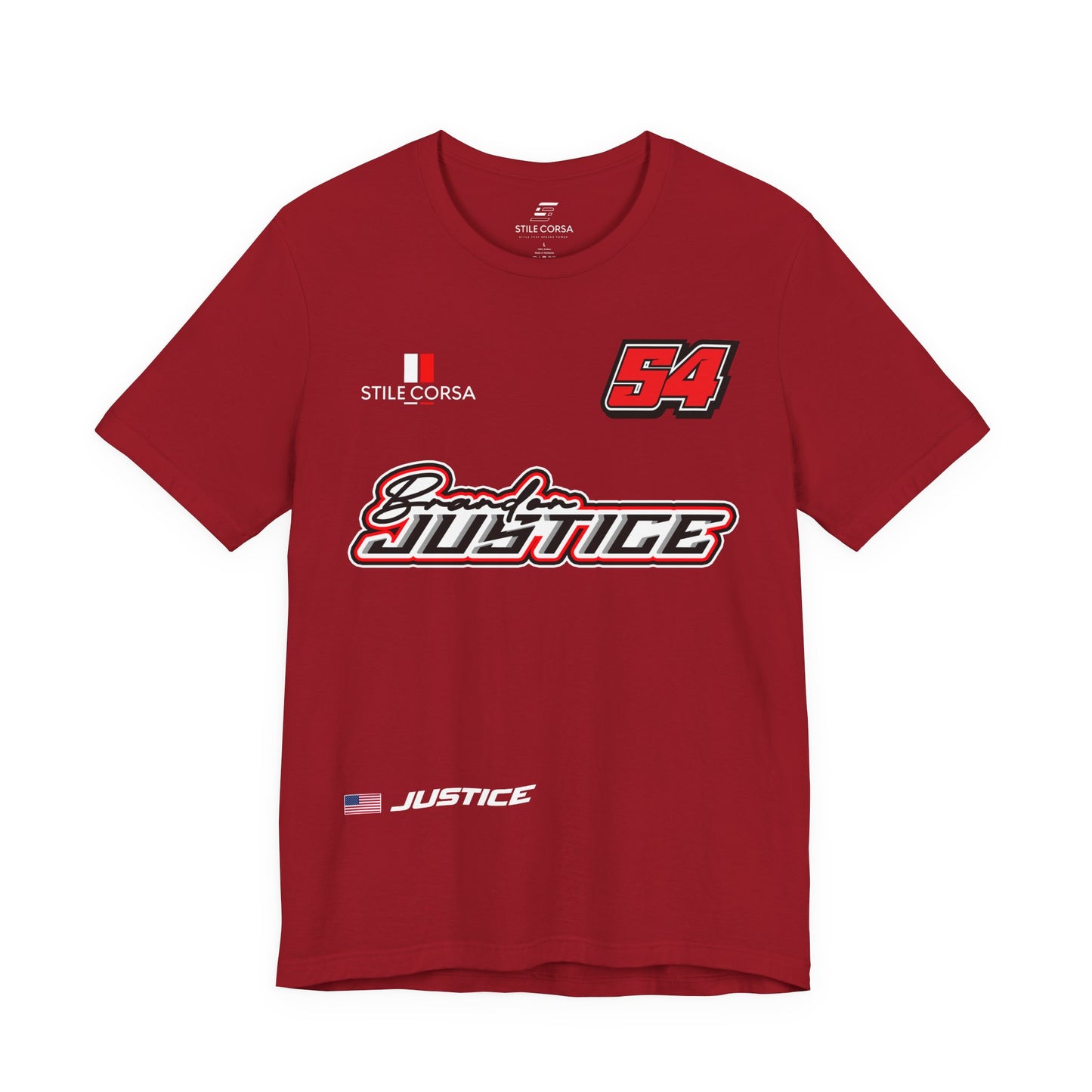 Brandon Justice #54 Raceday Tee - Unisex Fit