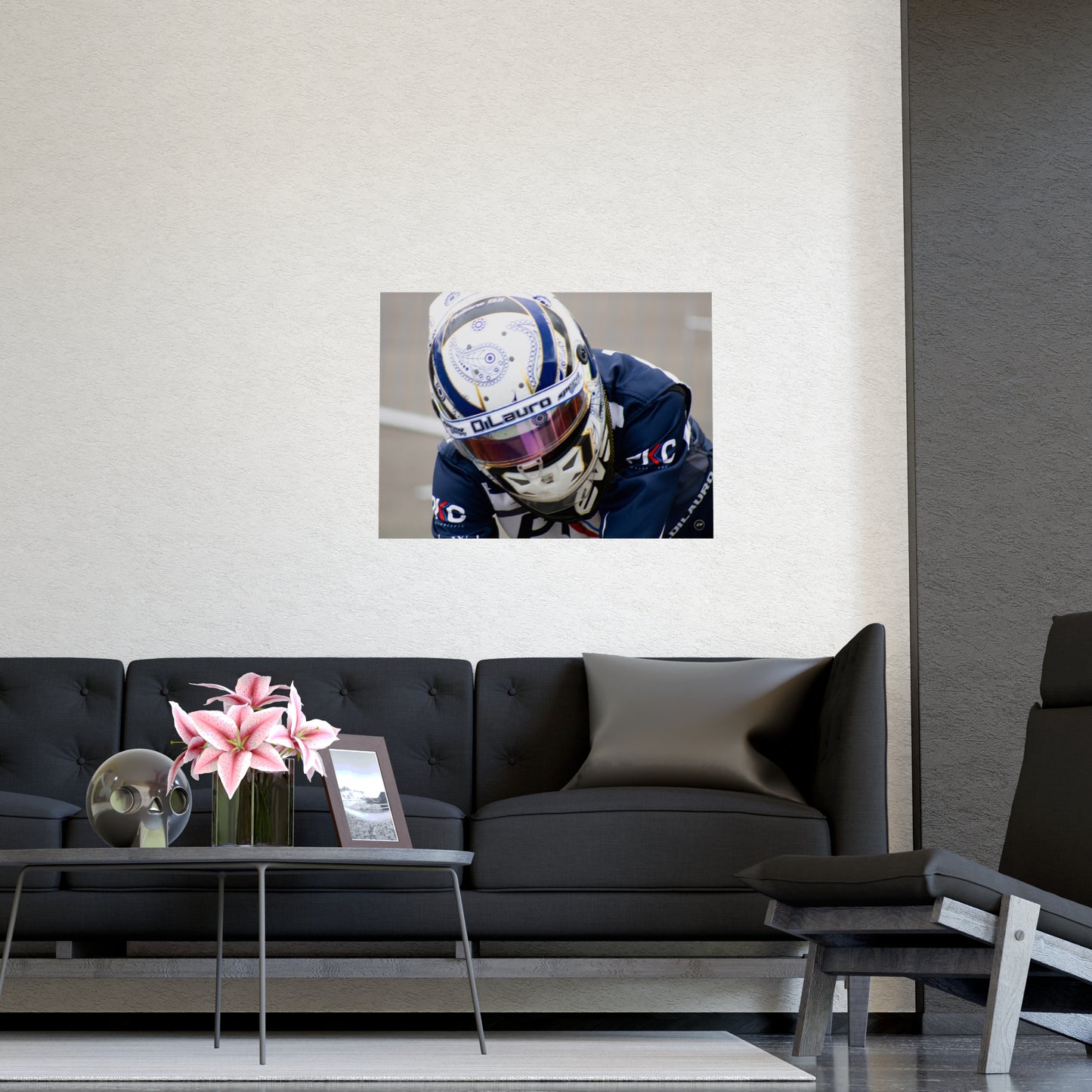 Helmeted Valor – Matte Finish Poster