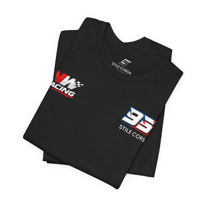 White #95 Raceday Tee - Unisex Fit