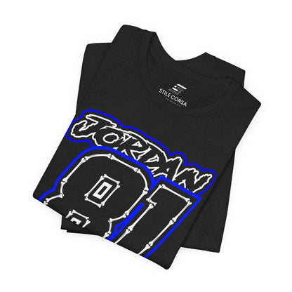 Jordan #81 — Haunted Grid Signature Tee