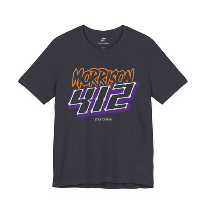 Morrison #412 — Haunted Grid Signature Tee