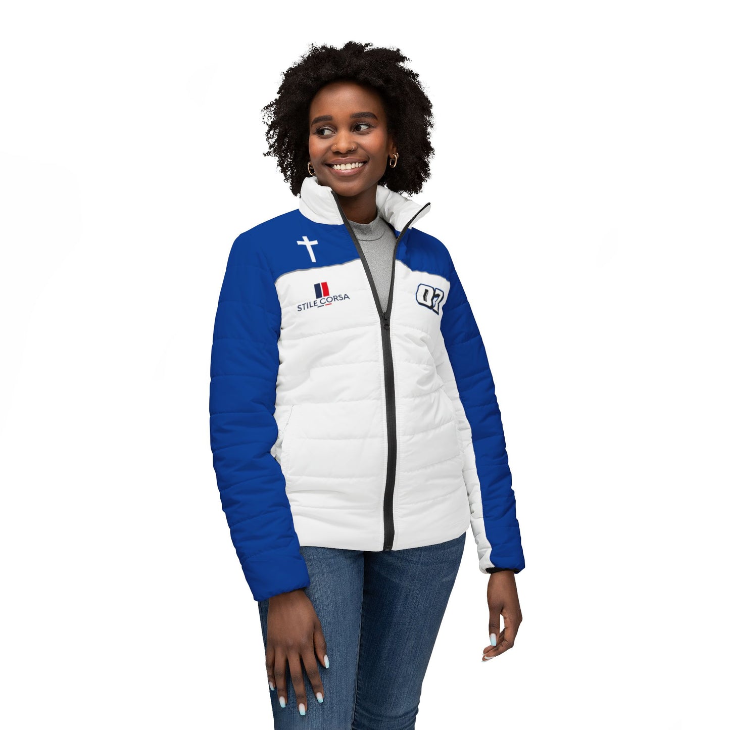 Zoë Porter #07 Blue Track Puffer - Women's Fit