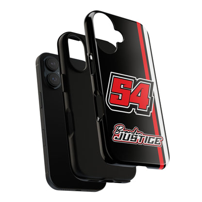 Brandon Justice #54 Race Stripe Phone Case