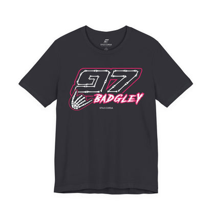 K. Badgley #97 — Haunted Grid Signature Tee