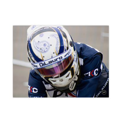 Helmeted Valor – Matte Finish Poster