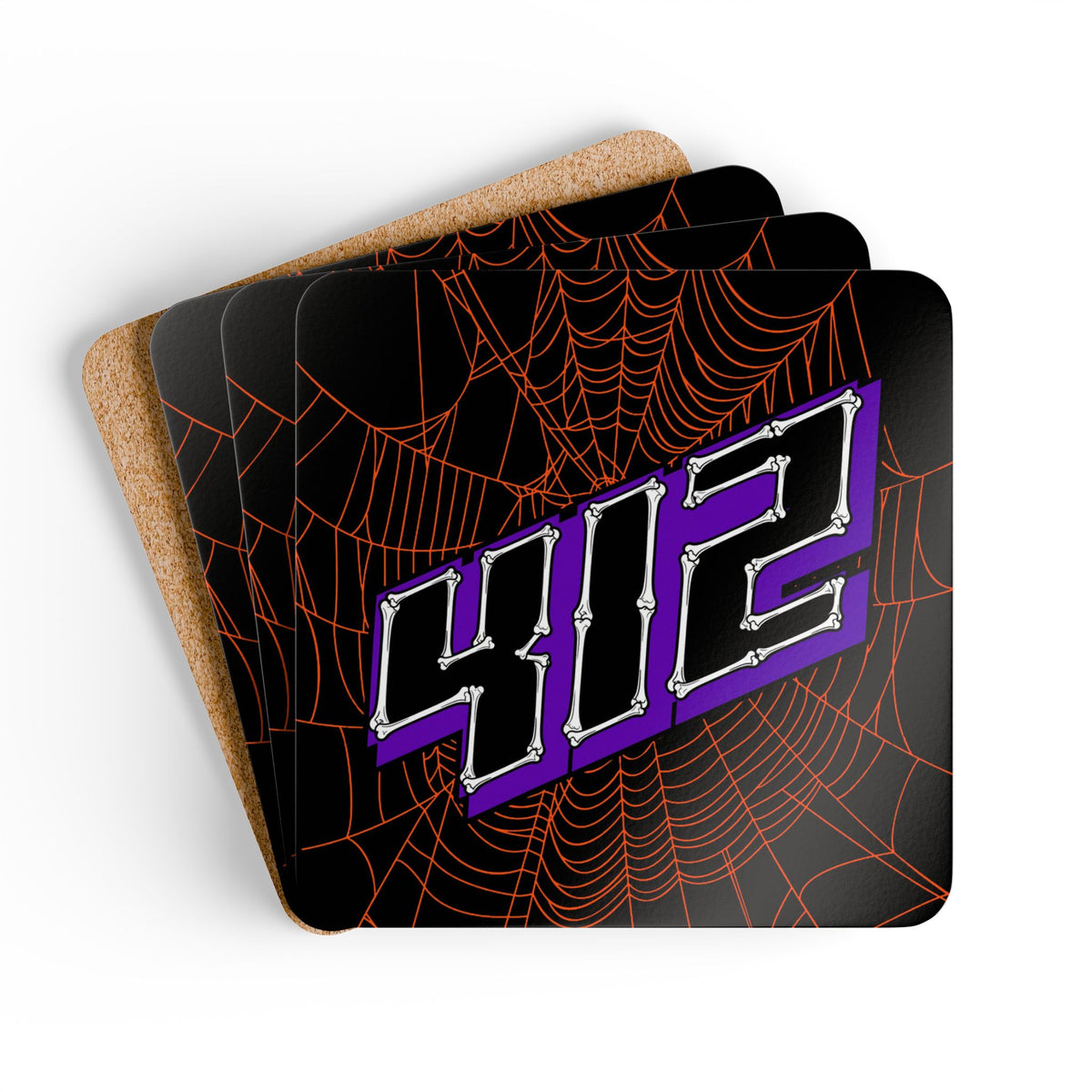 Morrison #412 - Haunted Grid Coaster Set
