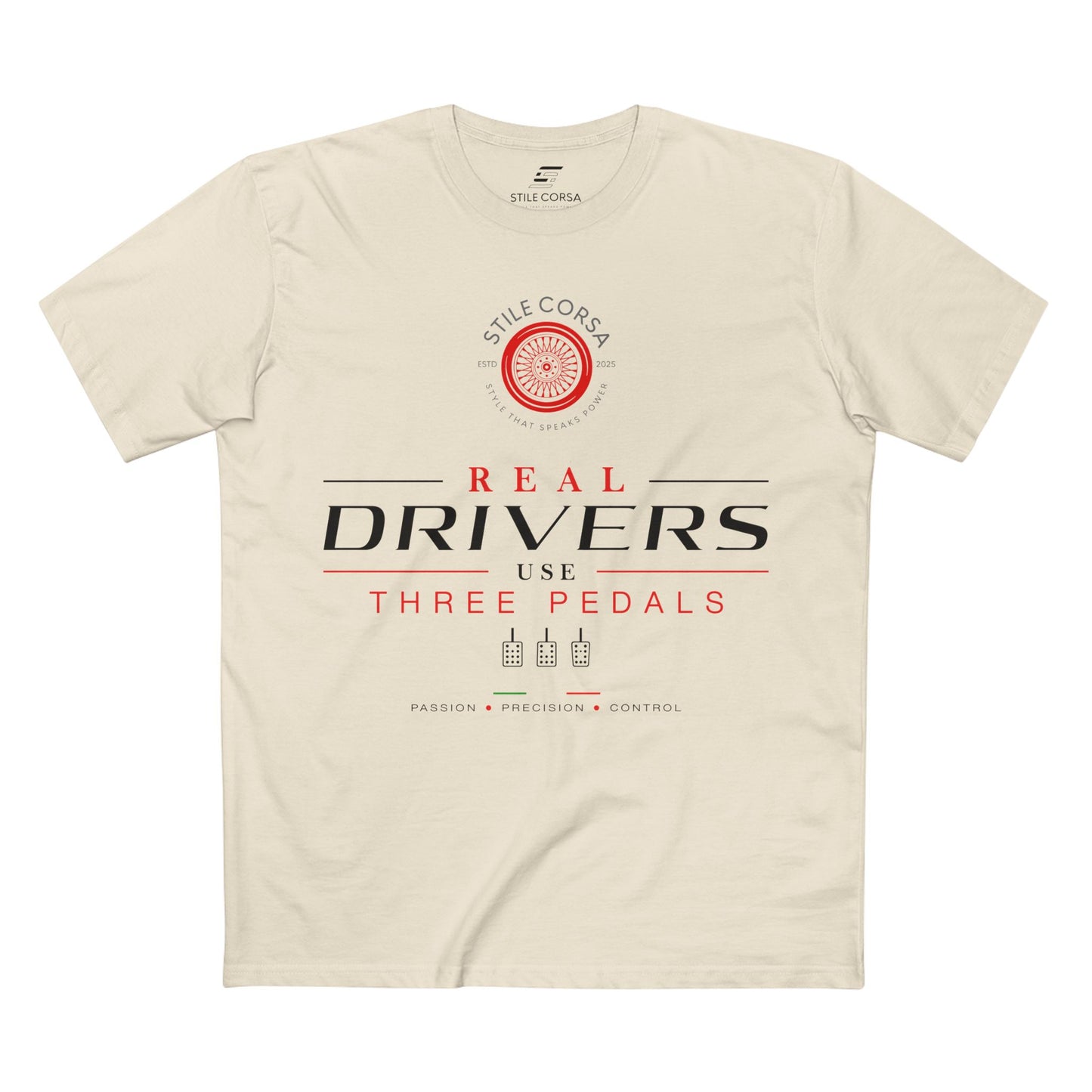 Three Pedals Heritage Tee - Unisex Fit