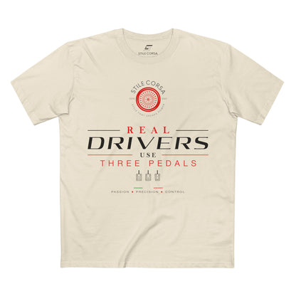 Three Pedals Heritage Tee - Unisex Fit