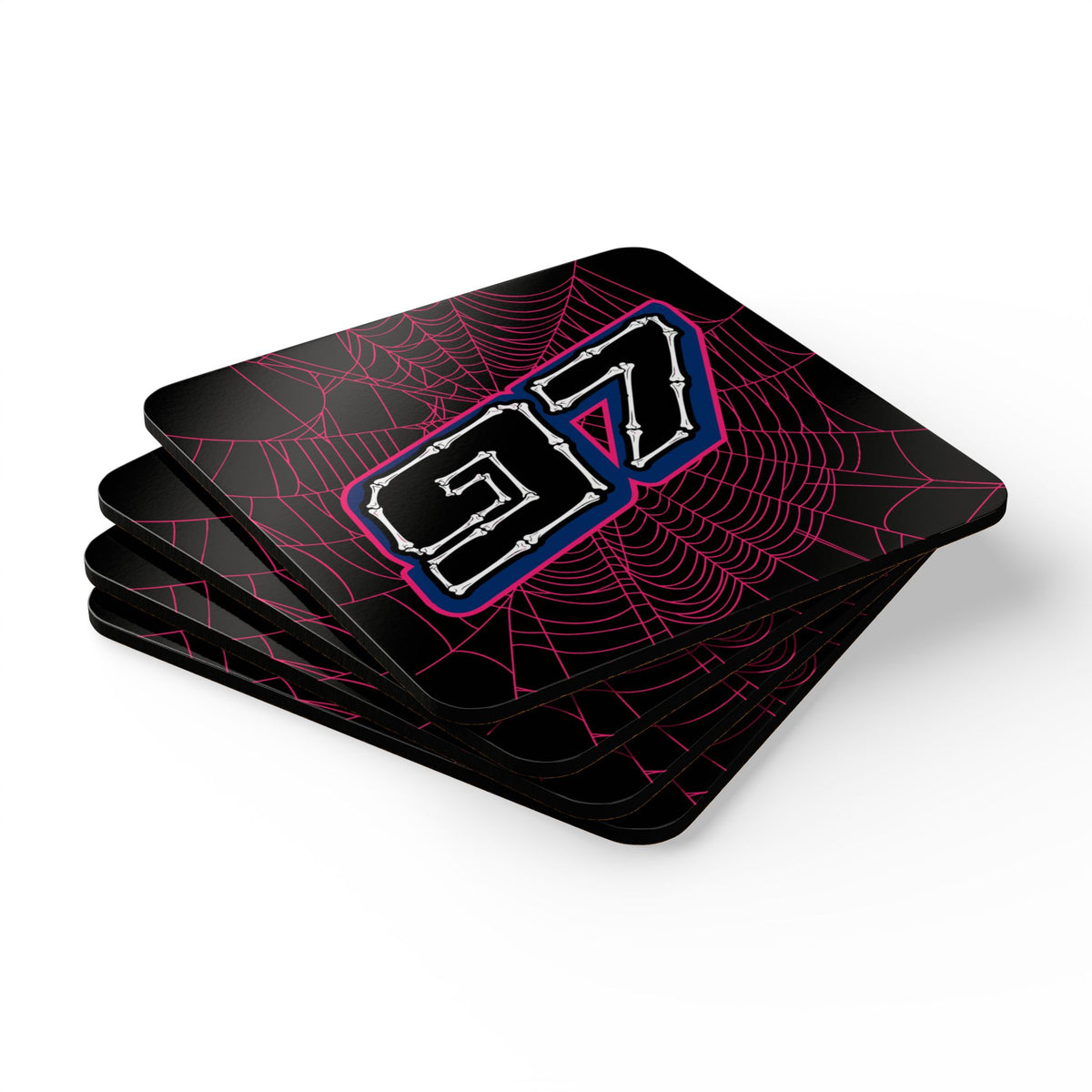 Badgley #97 - Haunted Grid Coaster Set