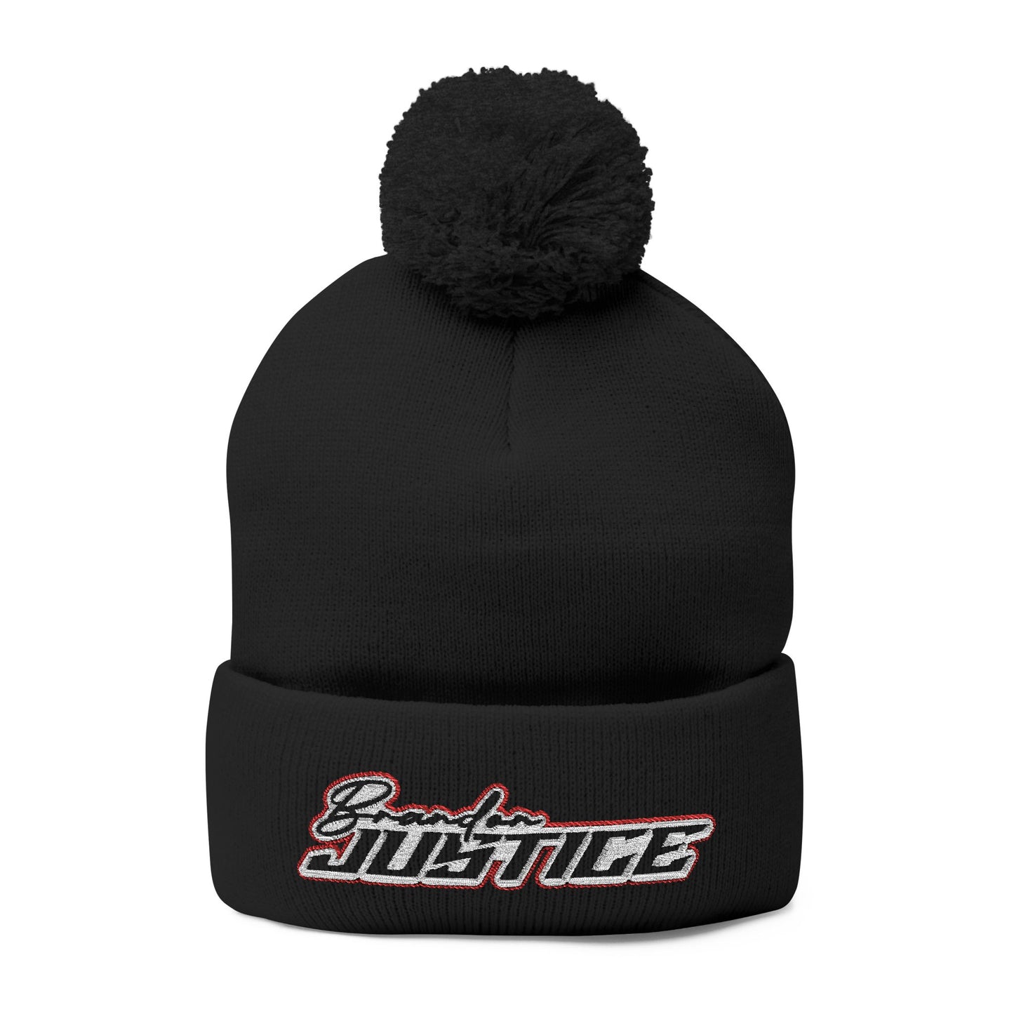 Brandon Justice Fury Pom-Pom Beanie