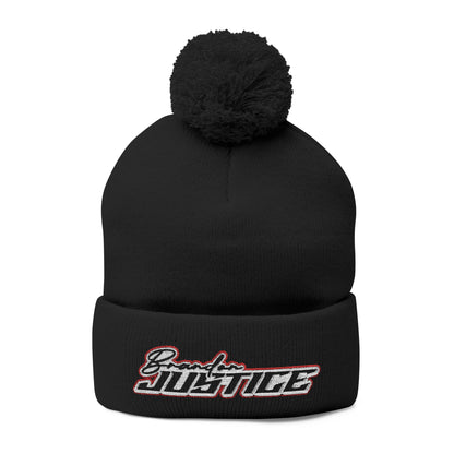 Brandon Justice Fury Pom-Pom Beanie