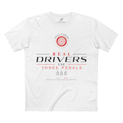 Three Pedals Heritage Tee - Unisex Fit