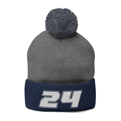 Clay O’Brien #24 Pom Beanie