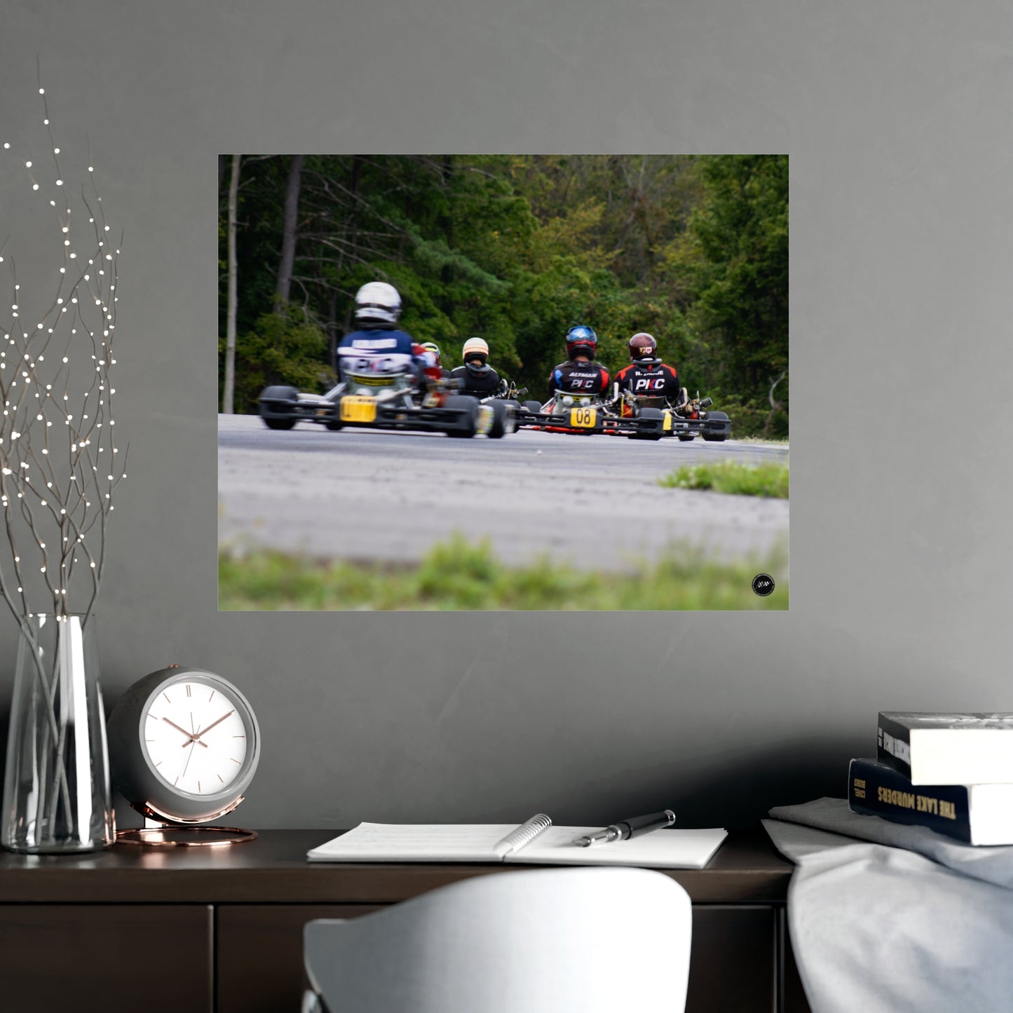 Forest Circuit Rush – Matte Finish Poster