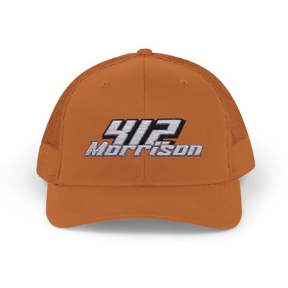 Morrison #412 Night Grid Trucker Cap