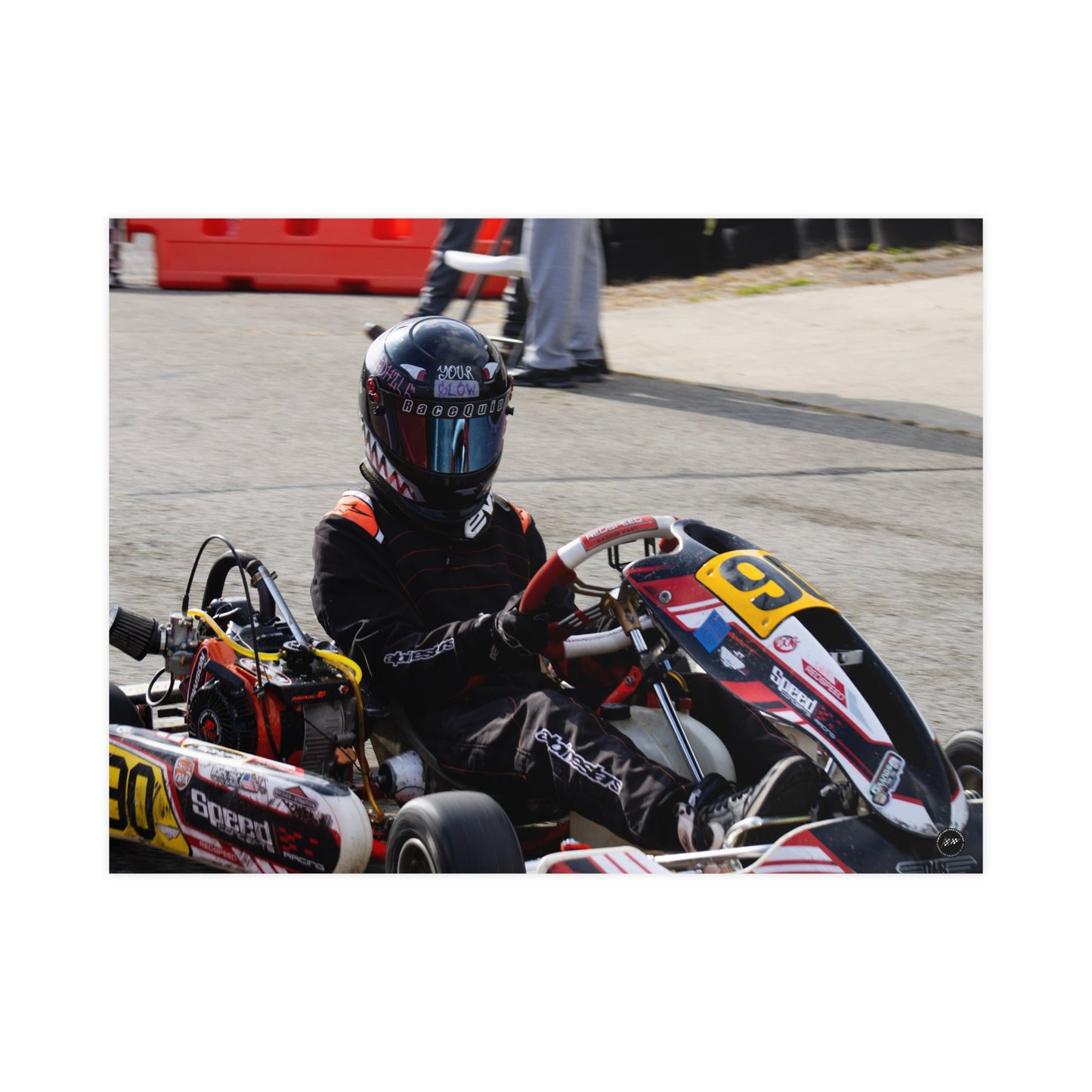 Rebel in Red – Matte Finish Poster