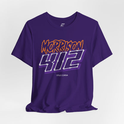Morrison #412 — Haunted Grid Signature Tee