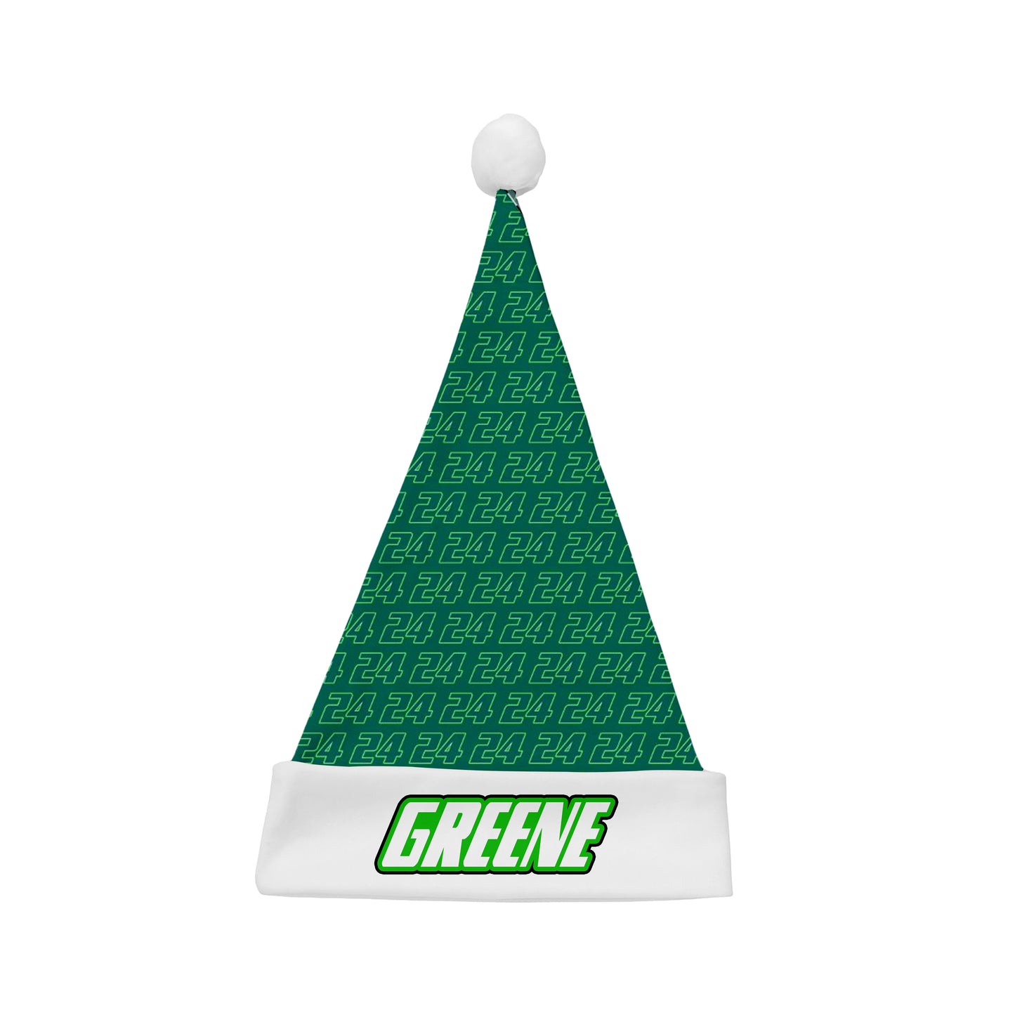 Greene #24 Santa's Speedster Hat