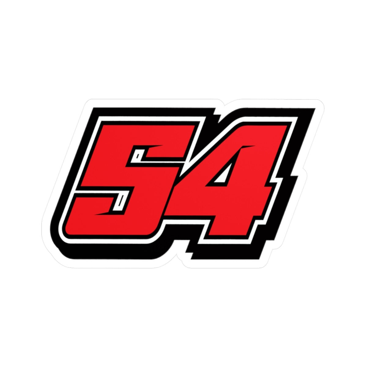 The #54 Crew Sticker