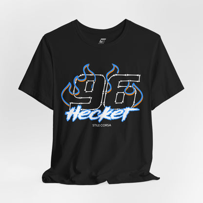 Hecker #96 — Haunted Grid Signature Tee