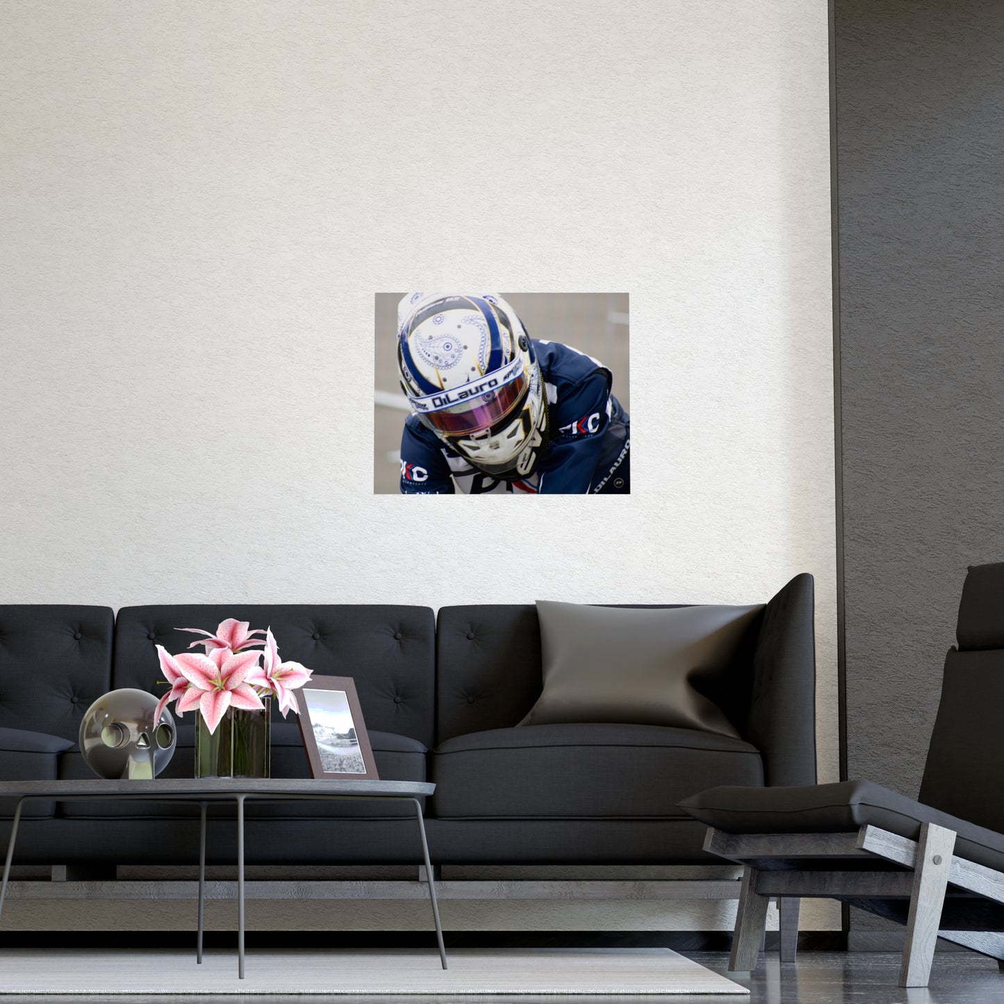 Helmeted Valor – Matte Finish Poster