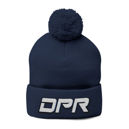 DPR Deep Blue Pom Beanie