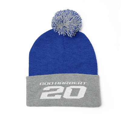 Reagan Harbert #20 Pom Beanie