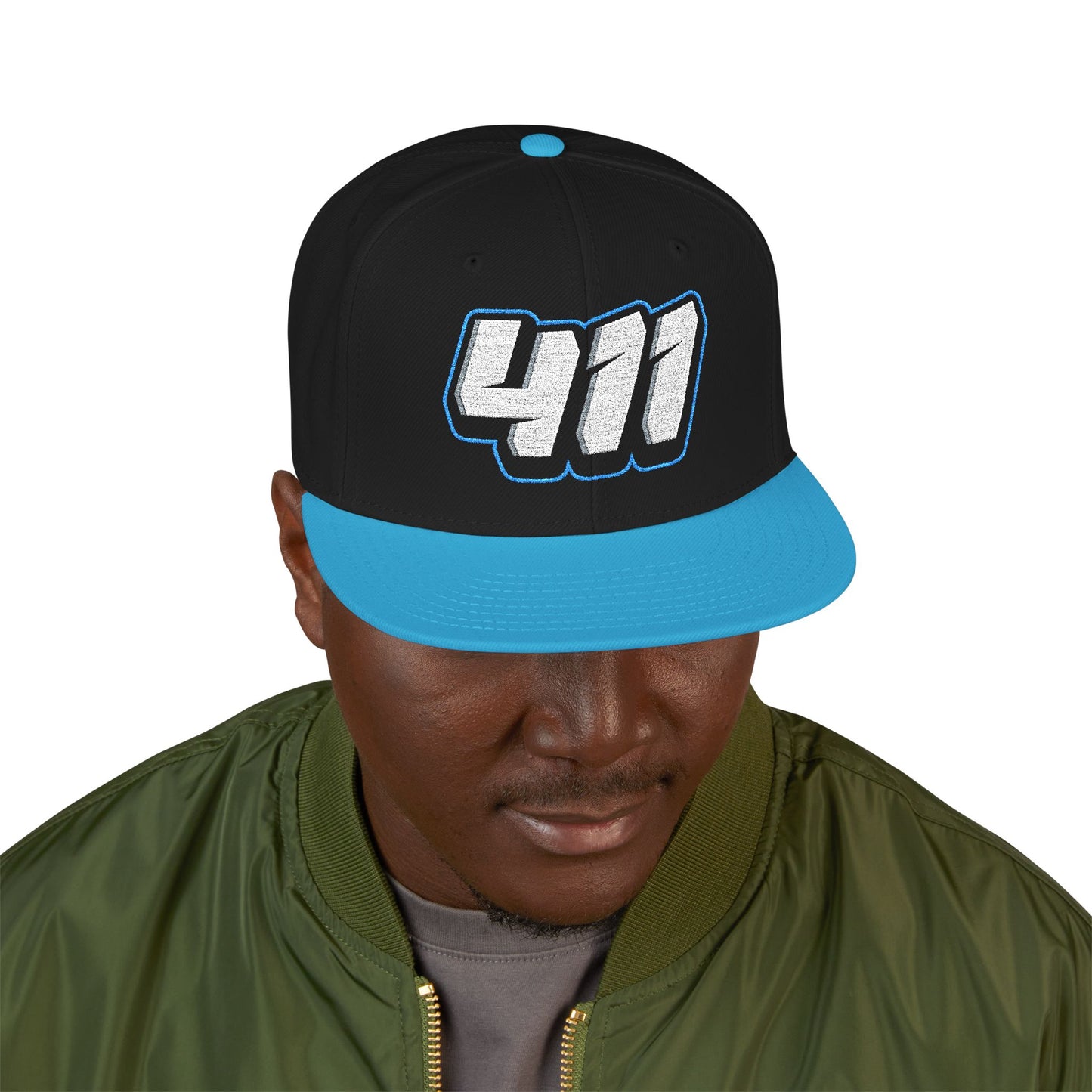 Templer #411 Signature Snapback - Acqua Blue Edition