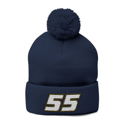 Carson Craig #55 Pom Beanie