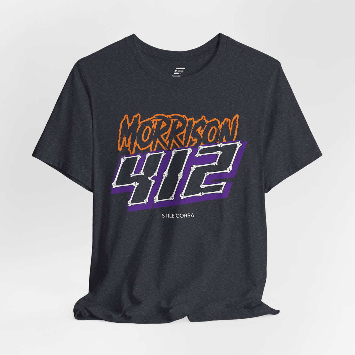 Morrison #412 — Haunted Grid Signature Tee